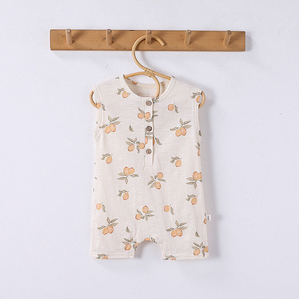 MyKids-USA® Baby Unisex Sleeveless Fruits Pattern Rompers Bodysuits