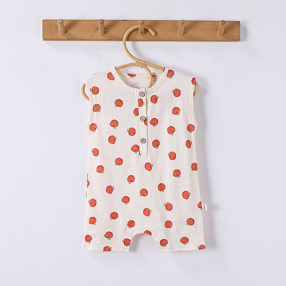MyKids-USA® Baby Unisex Sleeveless Fruits Pattern Rompers Bodysuits