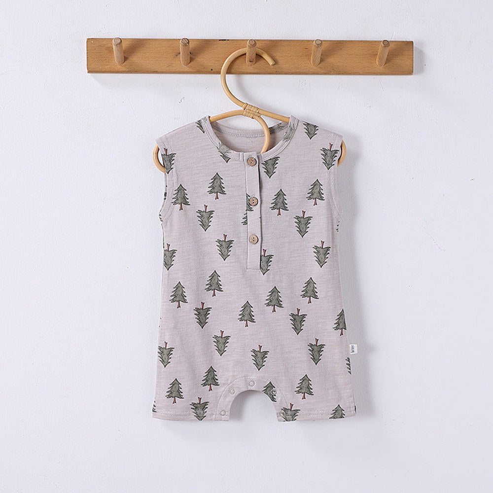 MyKids-USA® Baby Unisex Sleeveless Fruits Pattern Rompers Bodysuits