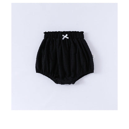 MyKids-USA® Baby Girls Short Sleeves Butterfly-Bows Pattern Top and Bloomers Clothing Sets