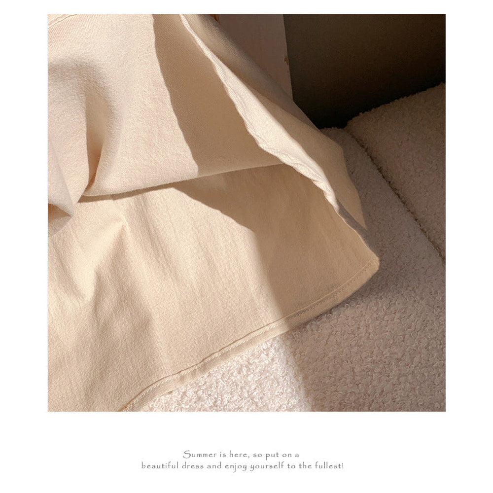 MyKids-USA® Baby Kids Girls Sleeveless Floral Pattern Printed Brown Dress