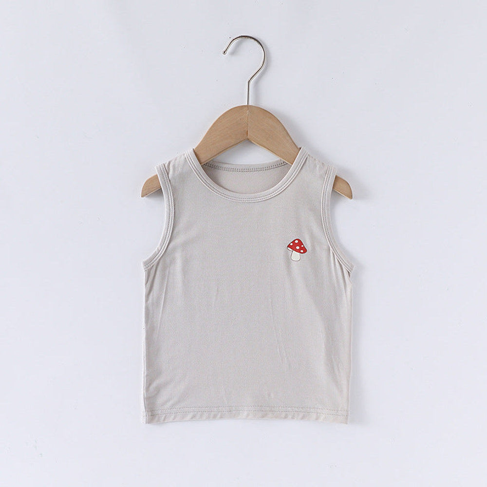 MyKids-USA® Baby Unisex Sleeveless Cartoon Logo Top Vest and Shorts Clothing Sets
