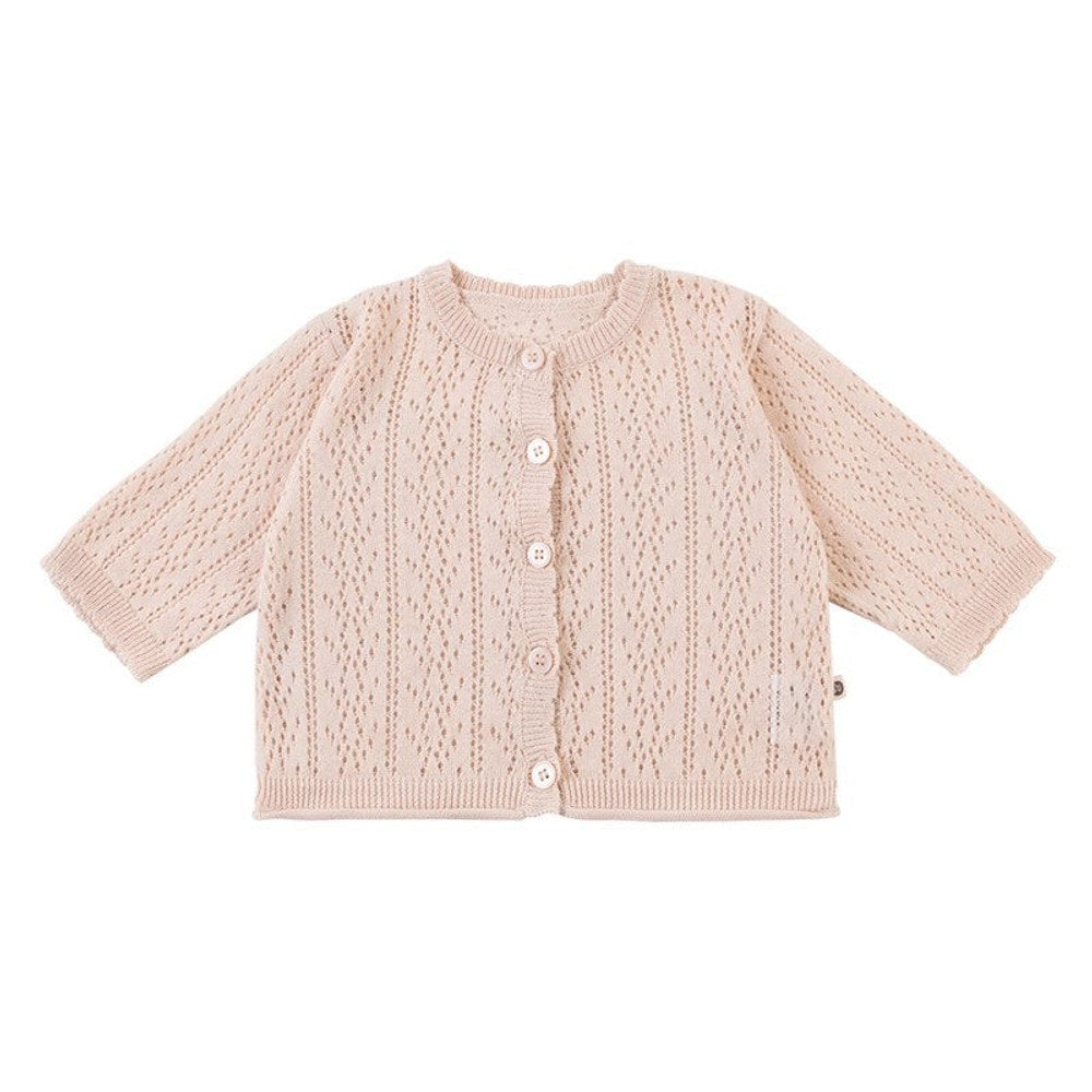 MyKids-USA® Baby Kids Girls Comfortable Hollow-out Pattern Knitted Long Sleeves Cardigan