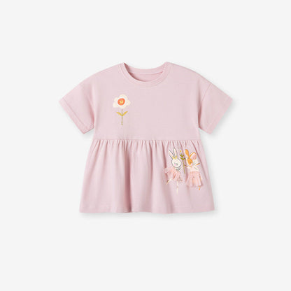 MyKids-USA® Baby Kids Flowers Pattern Dress and Pants Clothing Set for Girls