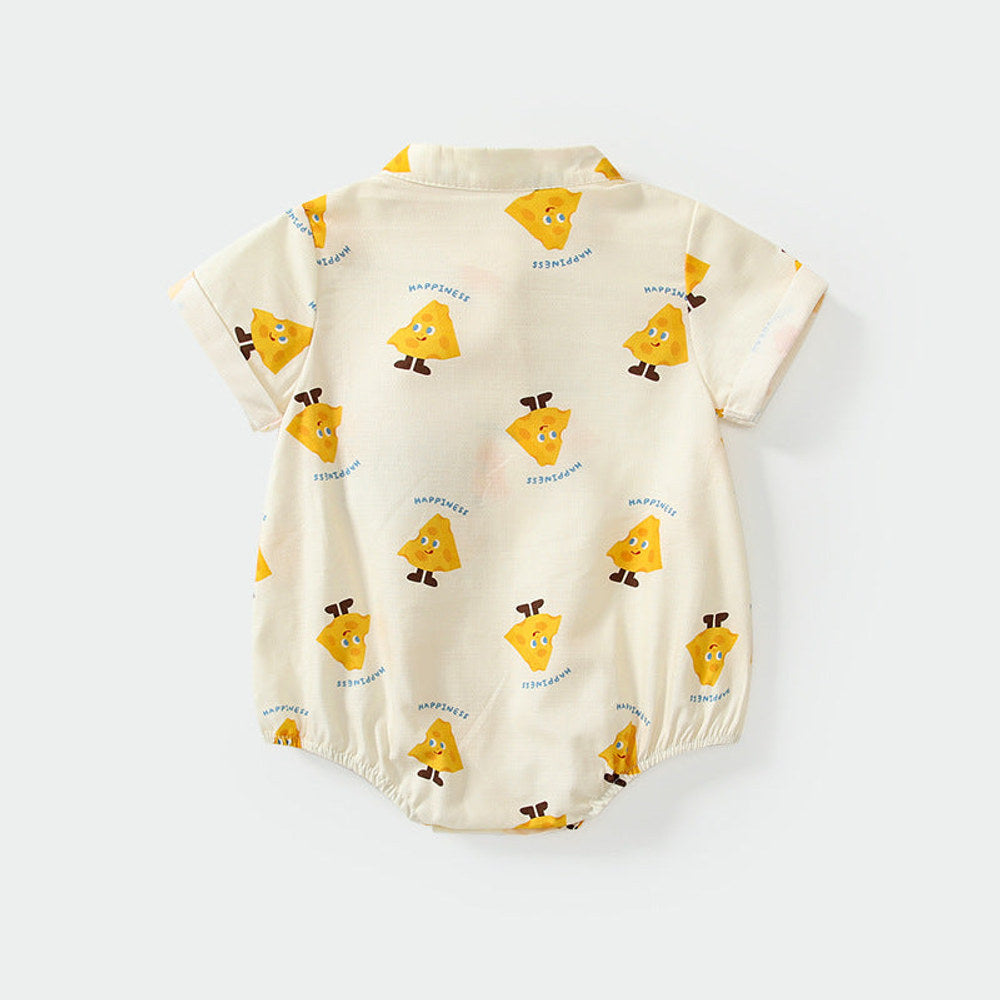 MyKids-USA® Baby Unisex Short Sleeves Cute Cartoon Pattern bodysuit