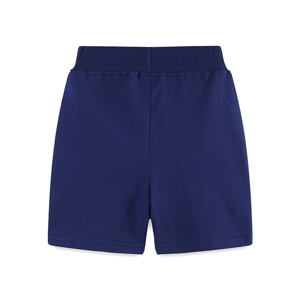 MyKids-USA® Kids Boys Cotton Casual Style Cartoon Embroidered Shorts