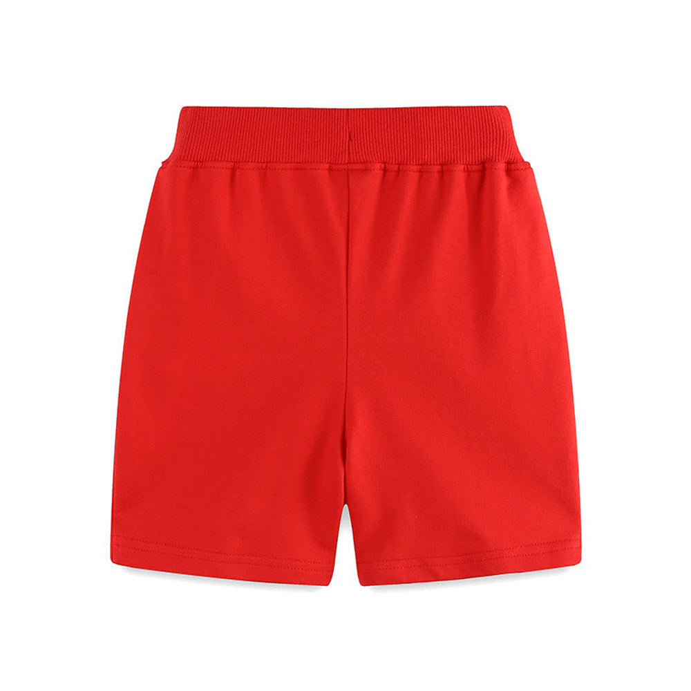 MyKids-USA® Kids Boys Cotton Casual Style Solid Color Shorts