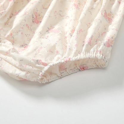 MyKids-USA® Baby Kids Floral Pattern Sleeveless Top Dress and Bloomers Clothing Set for Girls