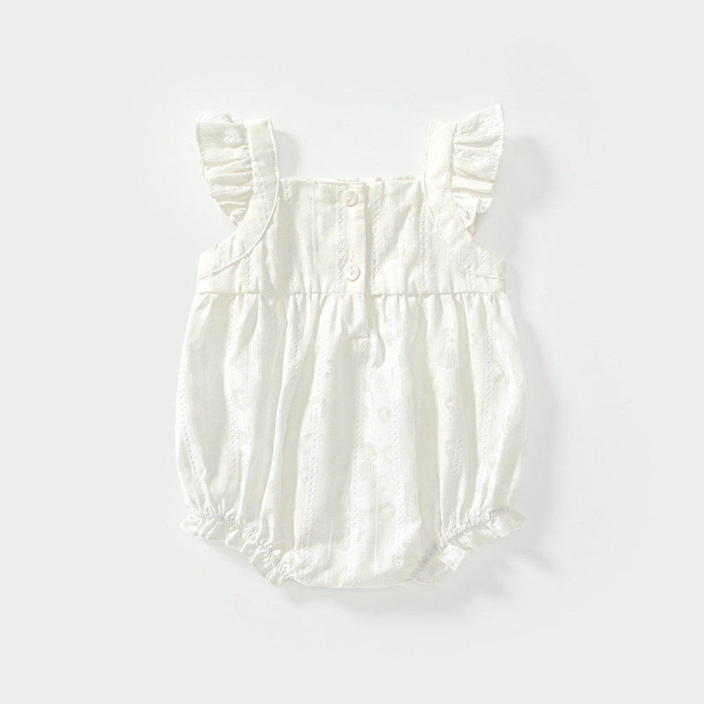 MyKids-USA® Baby Girls Cute Butterfly Pattern Fly Sleeves Strap bodysuit