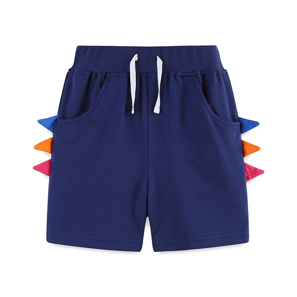 MyKids-USA® Kids Boys Cotton Casual Style Color Patchwork Shorts