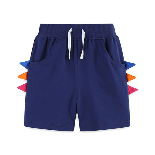 MyKids-USA® Kids Boys Cotton Casual Style Color Patchwork Shorts