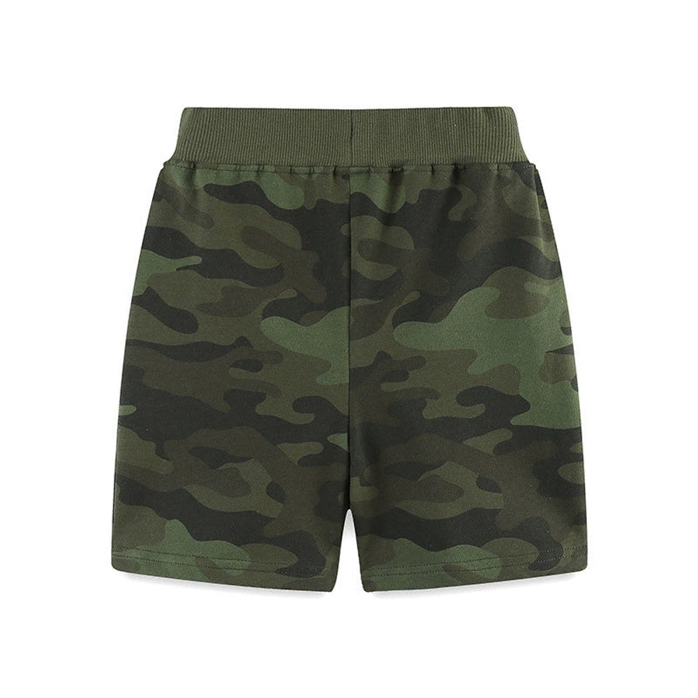 MyKids-USA® Kids Boys Cotton Casual Style Camouflage Shorts