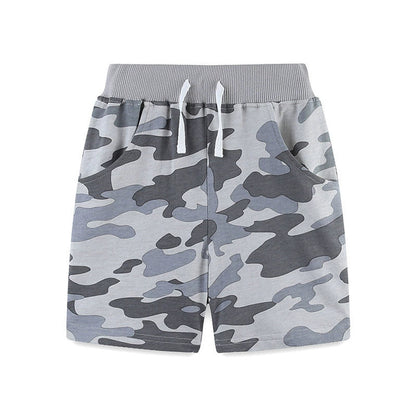 MyKids-USA® Kids Boys Cotton Casual Style Camouflage Shorts