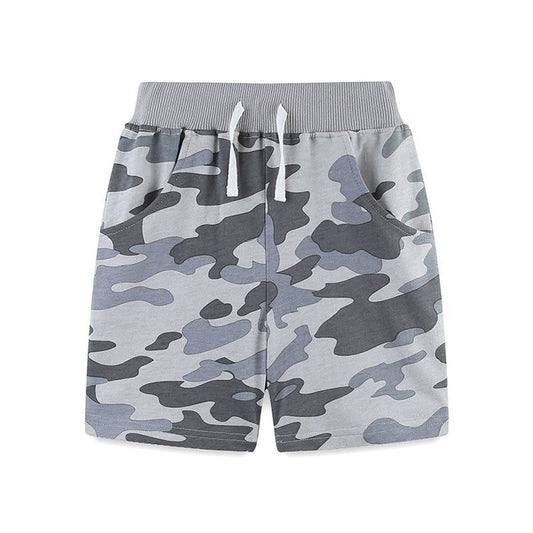 MyKids-USA® Kids Boys Cotton Casual Style Camouflage Shorts