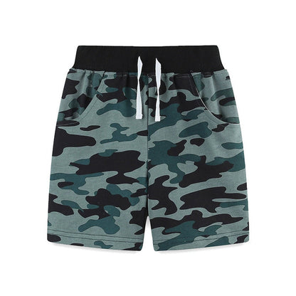 MyKids-USA® Kids Boys Cotton Casual Style Camouflage Shorts