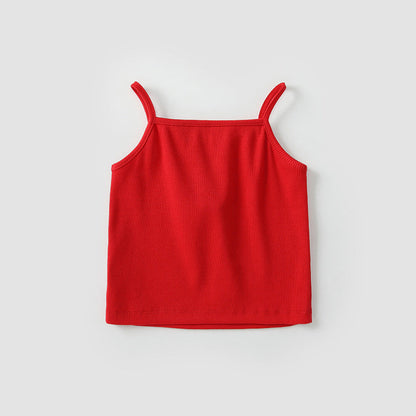 MyKids-USA® Baby Girls Sleeveless Casual Cherry Pattern Knitted Vest