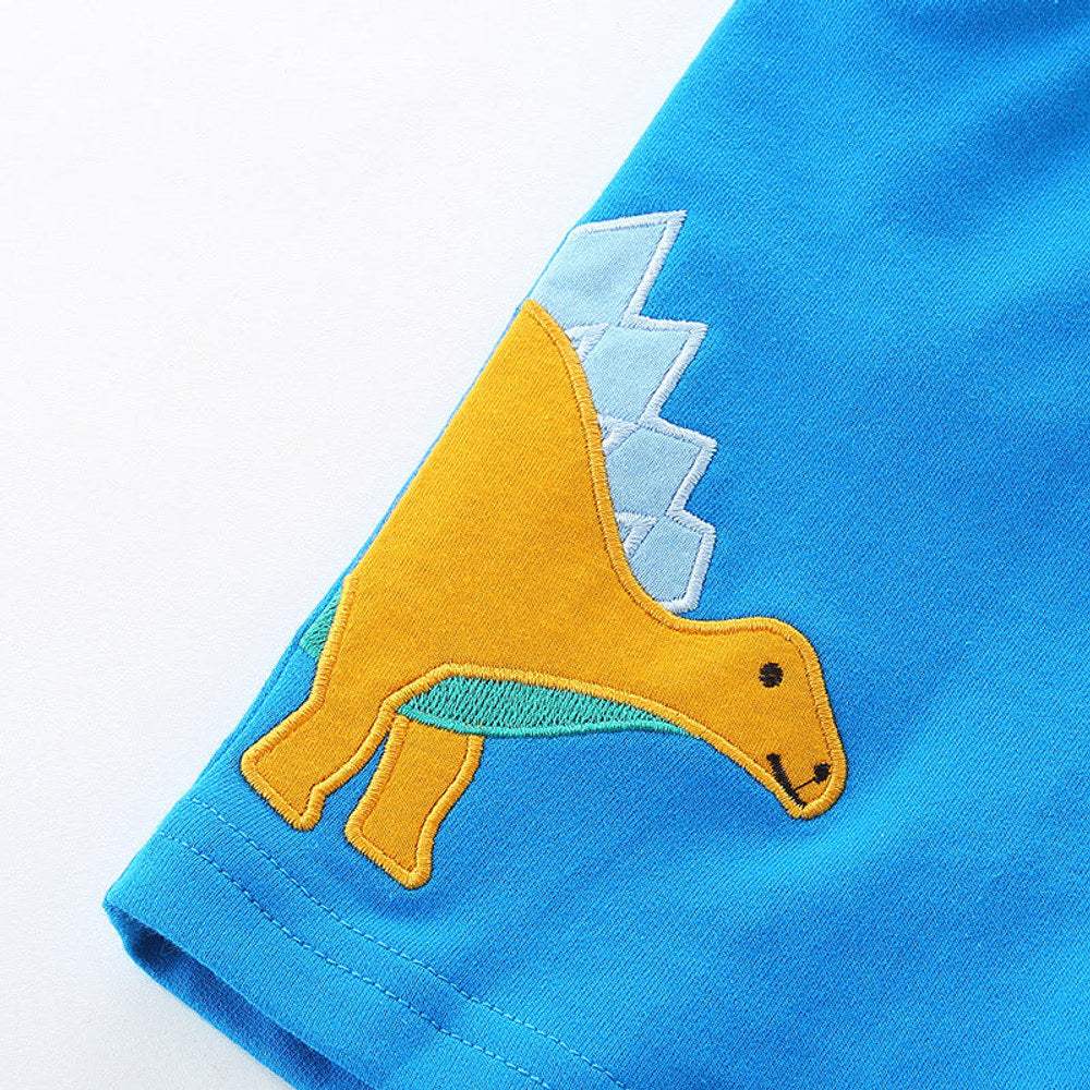 MyKids-USA® Kids Boys Cotton Casual Style Cartoon Dinosaurs Pattern Shorts