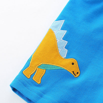 MyKids-USA® Kids Boys Cotton Casual Style Cartoon Dinosaurs Pattern Shorts