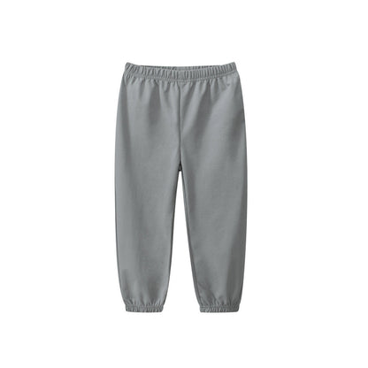 MyKids-USA® Children’s Boys’ Solid Color Thin Breathable Pants – Casual Kids Trousers