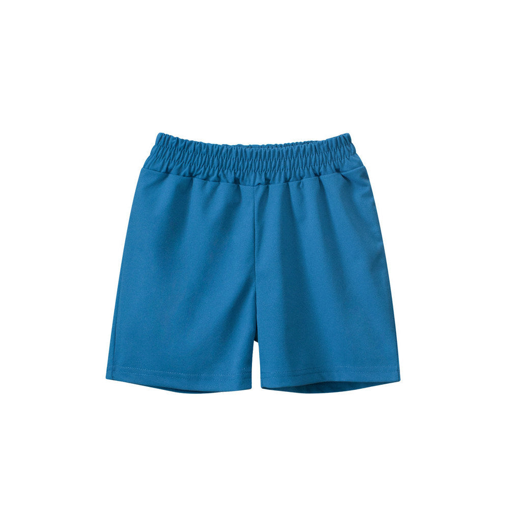 MyKids-USA® Boys Casual Style Solid Color Shorts