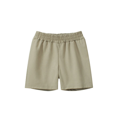 MyKids-USA® Boys Casual Style Solid Color Shorts