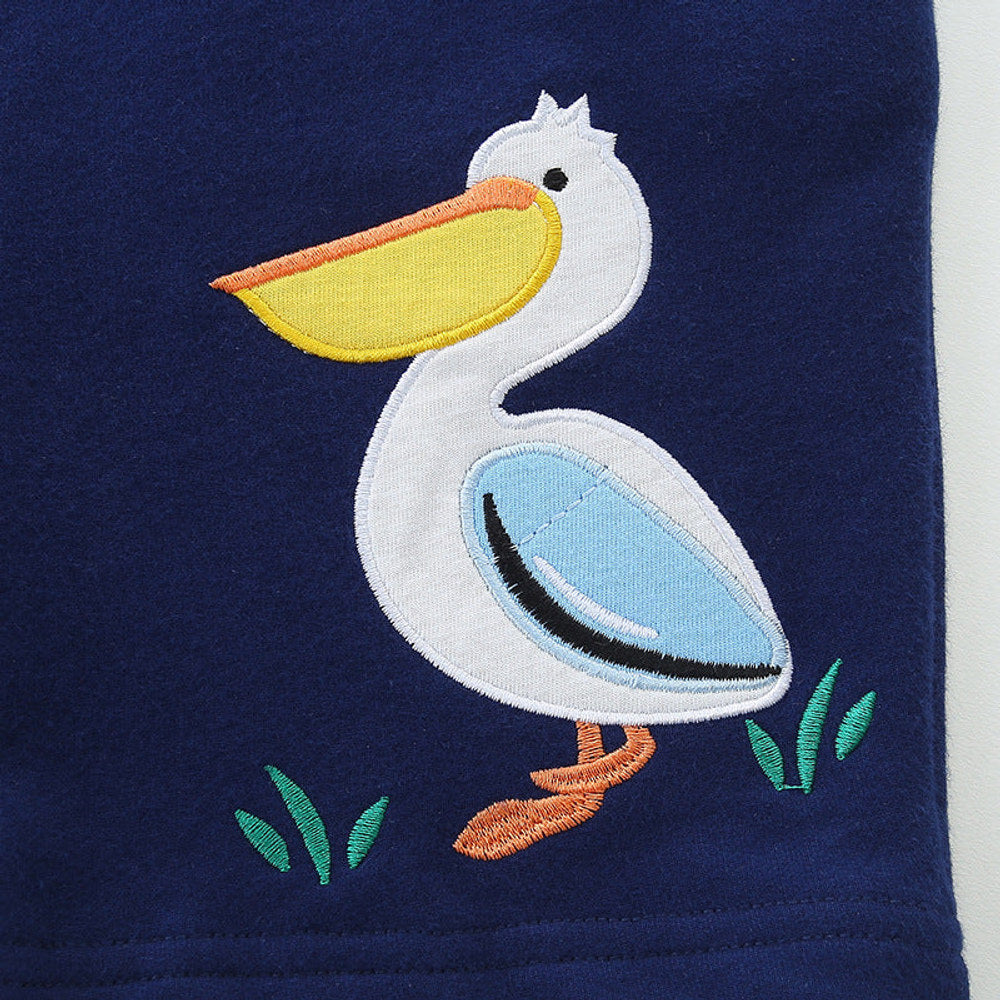 MyKids-USA® Kids Cotton Casual Style Cartoon Animals Bird Pattern Shorts