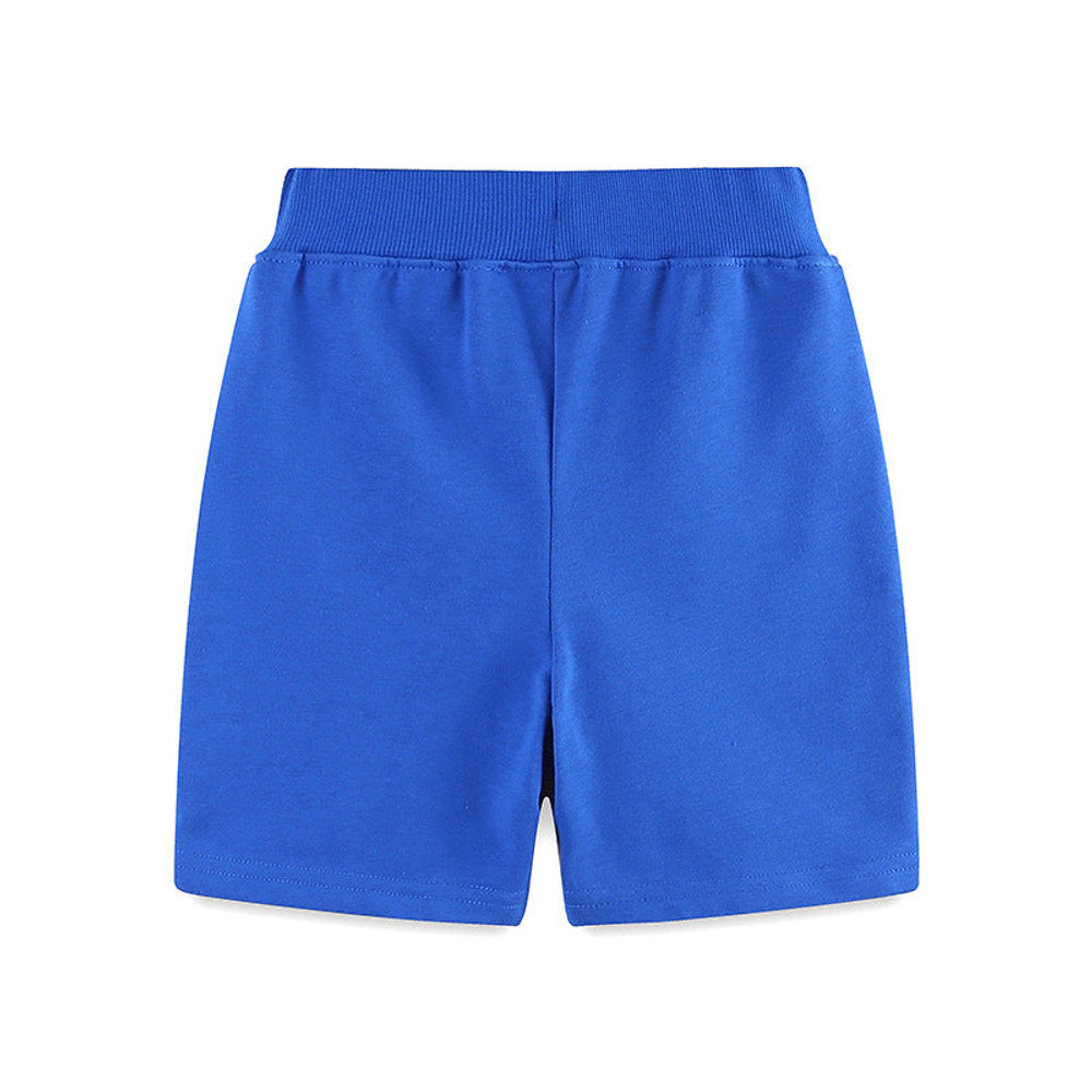 MyKids-USA® Kids Boys Cotton Casual Style Cartoon Rocket Pattern Shorts