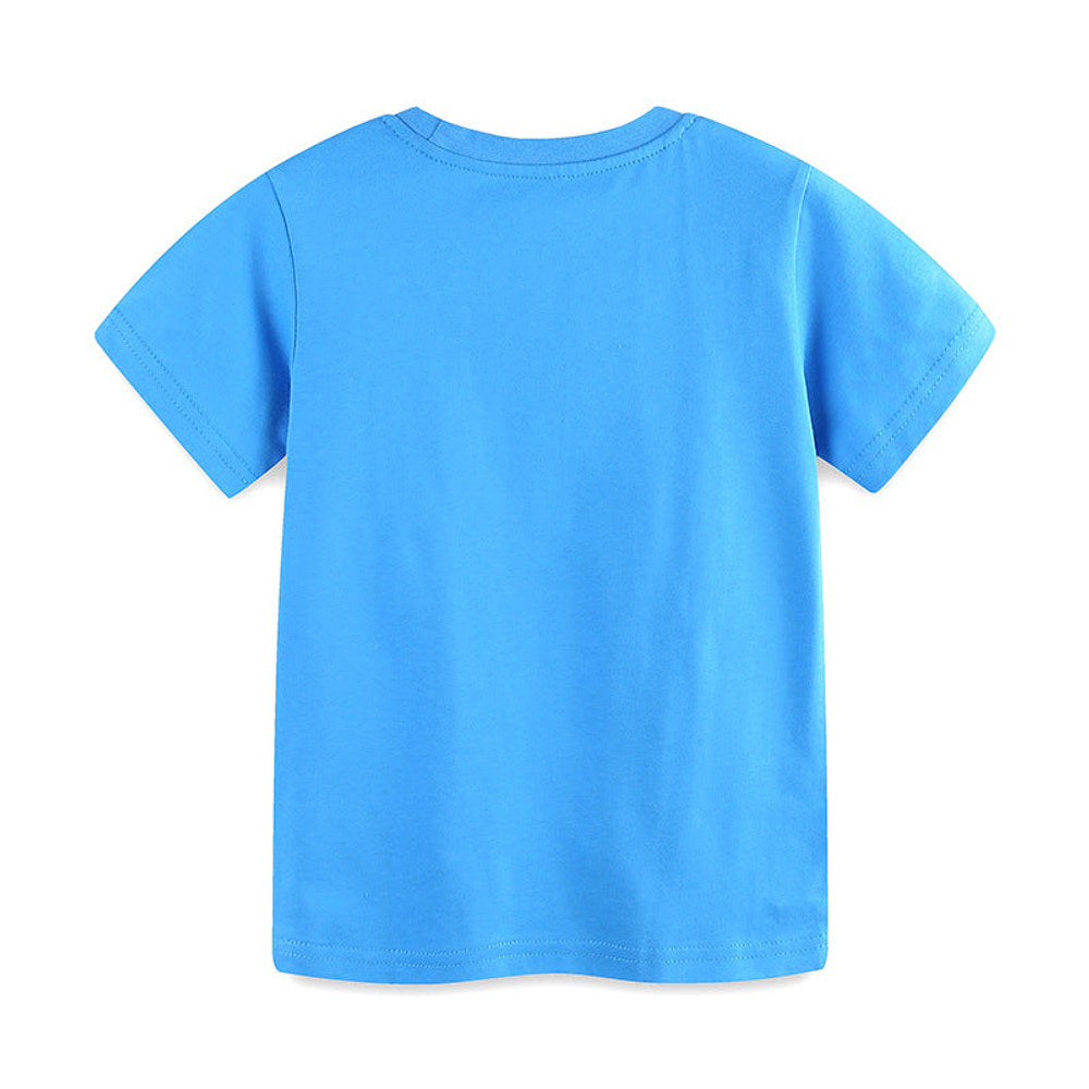 MyKids-USA® Boys’ Marine Animals Cartoon Pattern T-shirt in European and American Style