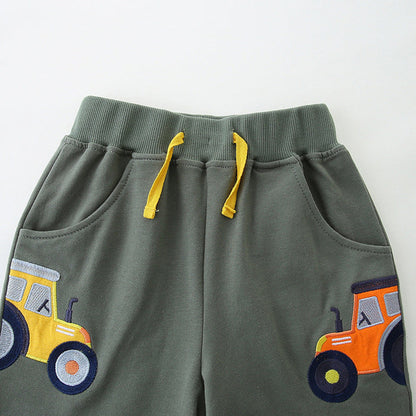 MyKids-USA® Kids Boys Cotton Casual Style Cartoon Cars Pattern Shorts