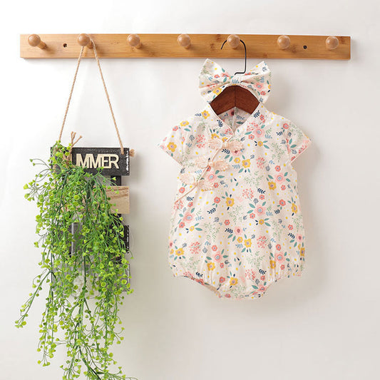 MyKids-USA Chinese Style Girl bodysuit