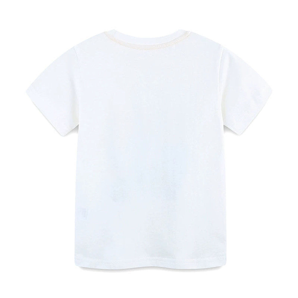MyKids-USA® Boys’ Jungle Animals Cartoon Pattern T-shirt in European and American Style