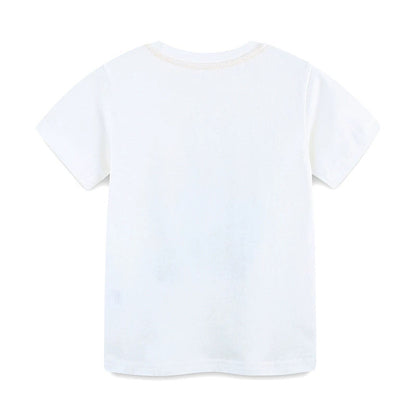 MyKids-USA® Boys’ Jungle Animals Cartoon Pattern T-shirt in European and American Style