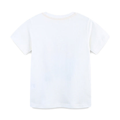 MyKids-USA® Boys’ Jungle Animals Cartoon Pattern T-shirt in European and American Style