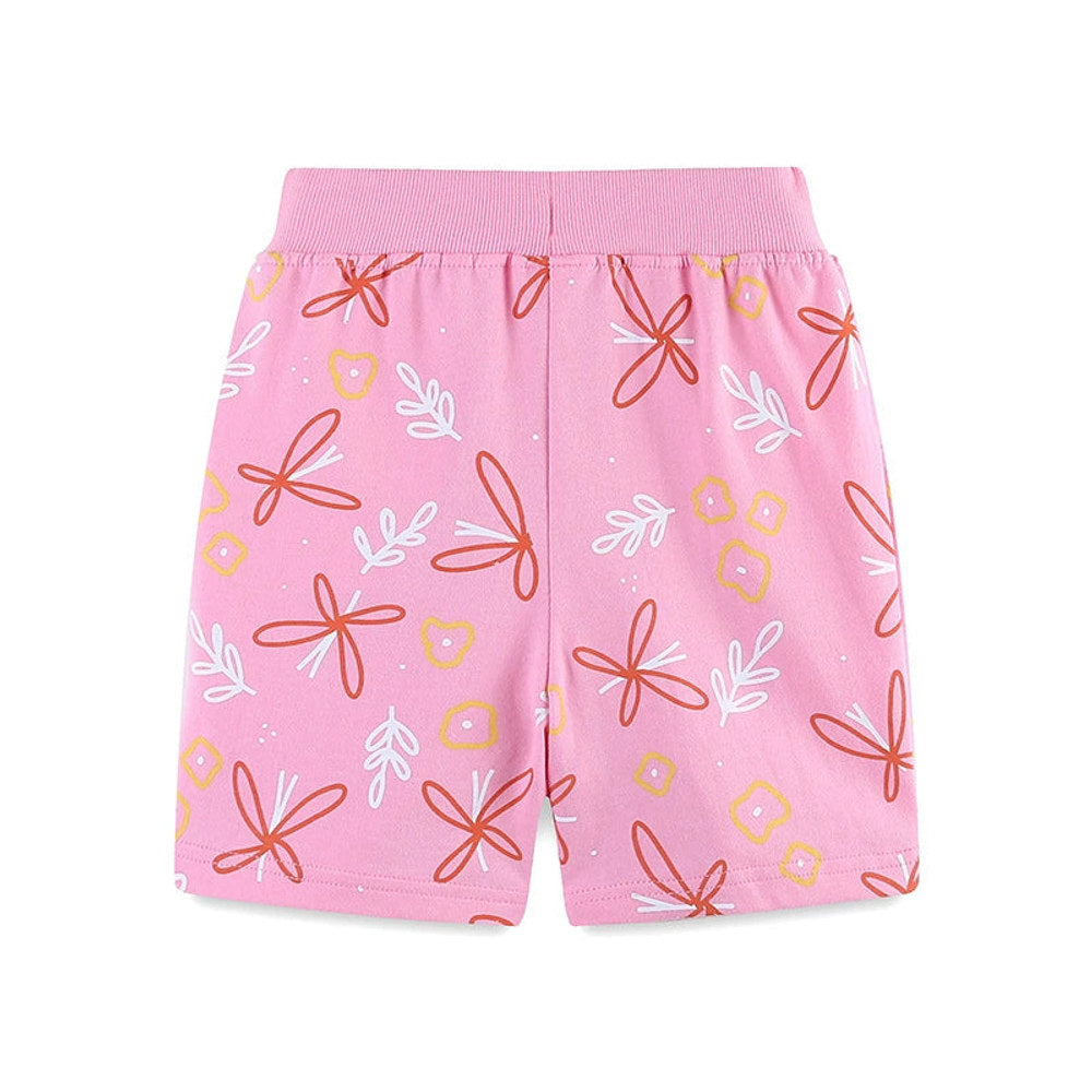 MyKids-USA® Baby Kids Girls Cotton Casual Style Flowers Pattern Shorts