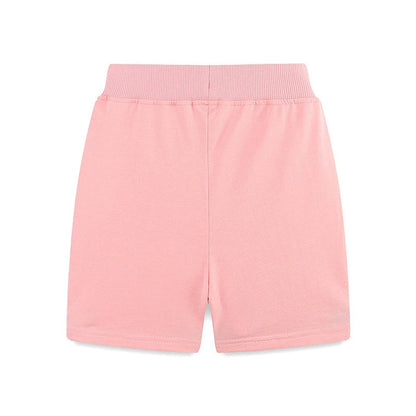 MyKids-USA® Baby Kids Girls Cotton Casual Style Flowers Pattern Embroidered Shorts