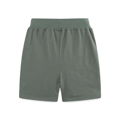 MyKids-USA® Baby Kids Boys Cotton Casual Style Cartoon Excavator Pattern Shorts