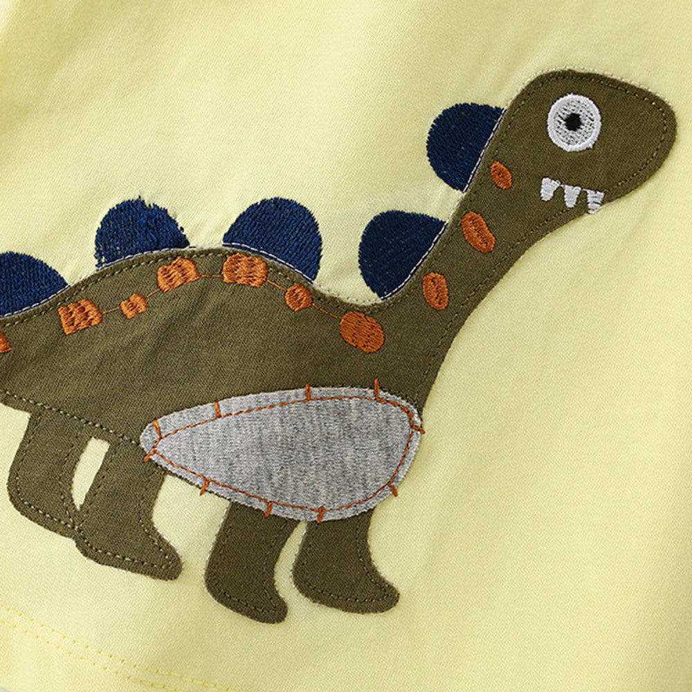 MyKids-USA® Summer Arrival Boys’ Animals Cartoon Pattern T-shirt in European and American Style