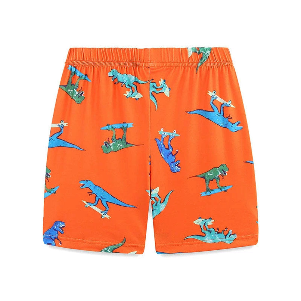 MyKids-USA® Baby Kids Cartoon Dinosaurs Pattern T-shirt and Shorts Casual Clothing Set for Boys