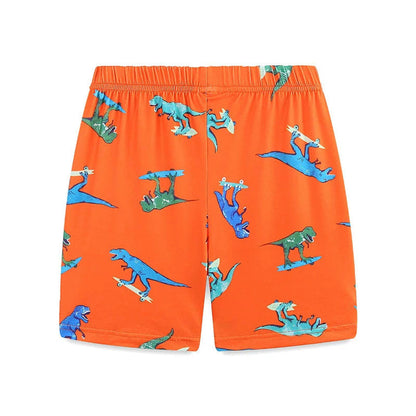 MyKids-USA® Baby Kids Cartoon Dinosaurs Pattern T-shirt and Shorts Casual Clothing Set for Boys