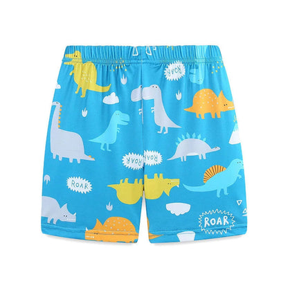 MyKids-USA® Baby Kids Cartoon Dinosaurs Pattern T-shirt and Shorts Casual Clothing Set for Boys