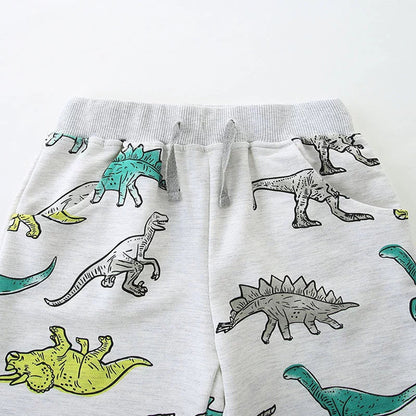 MyKids-USA® Baby Kids Boys Cotton Casual Style Cartoon Dinosaurs Pattern Shorts