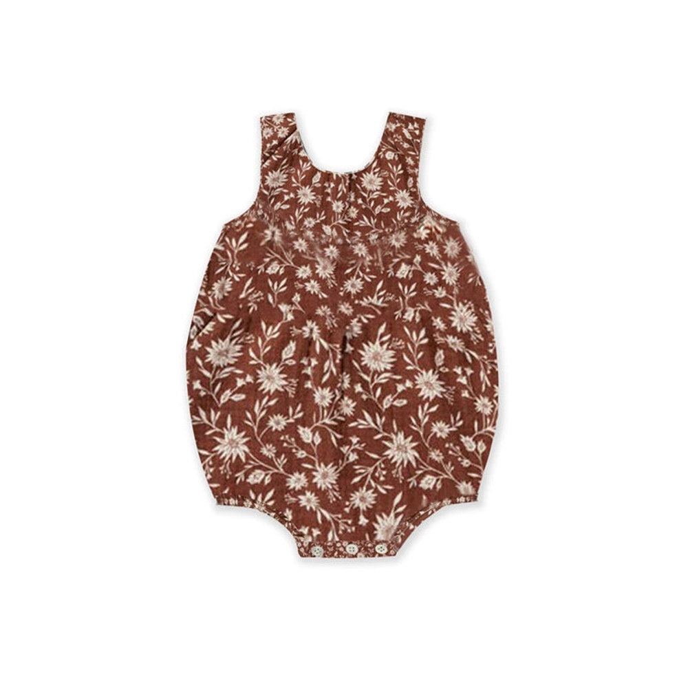 MyKids-USA® Baby Unisex Floral Pattern Strap bodysuit Bodysuits