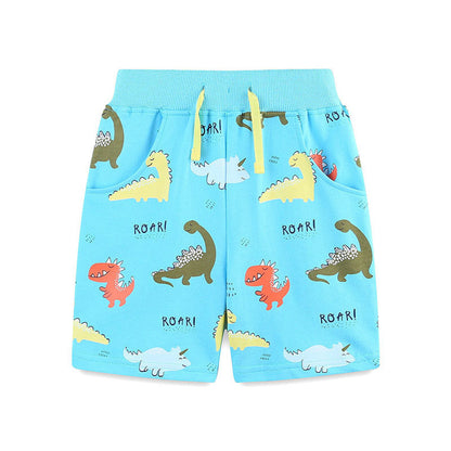 MyKids-USA® Baby Kids Boys Cotton Casual Style Cartoon Dinosaurs Pattern Shorts