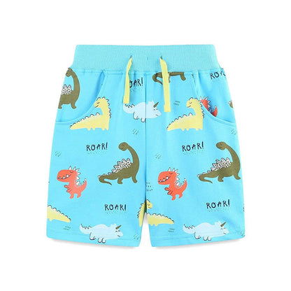 MyKids-USA® Baby Kids Boys Cotton Casual Style Cartoon Dinosaurs Pattern Shorts