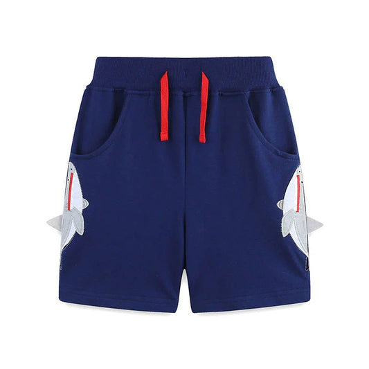 MyKids-USA® Baby Kids Boys Cotton Casual Style Cartoon Pattern Color Patchwork Shorts