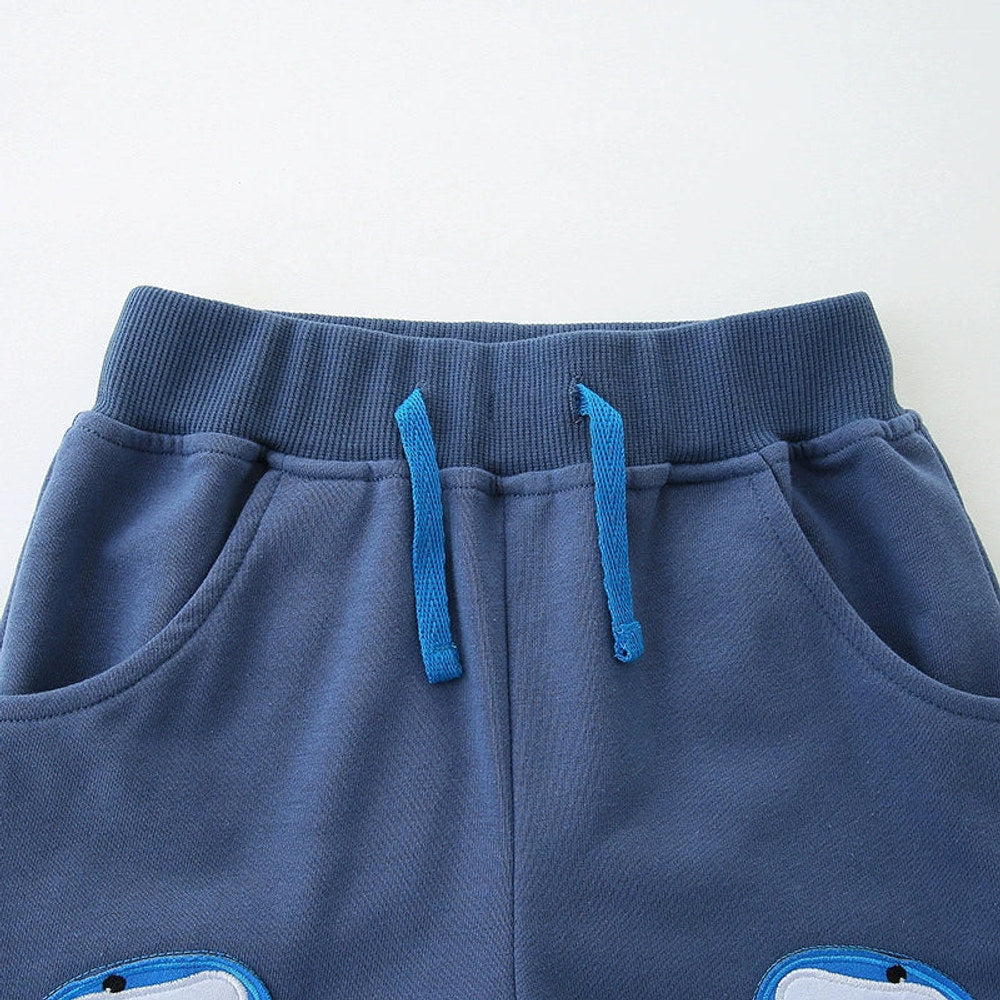 MyKids-USA® Baby Kids Boys Cotton Casual Style Cartoon Sharks Pattern Shorts
