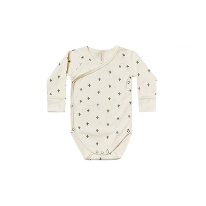 MyKids-USA® Baby Unisex Long Sleeves Simple Pattern V Neck bodysuit, Pants and Hat Sets