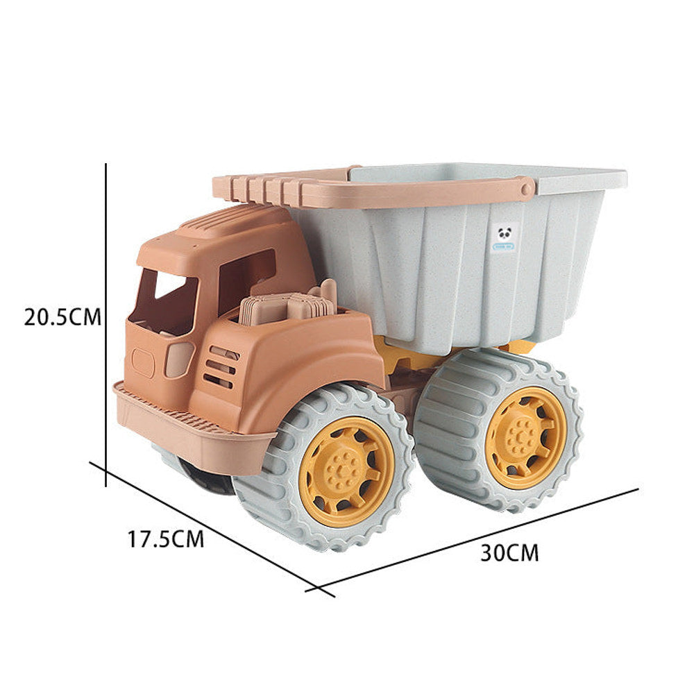 MyKids-USA® Children's Wheat Straw Medium Beach Simulation Construction Vehicle Toy