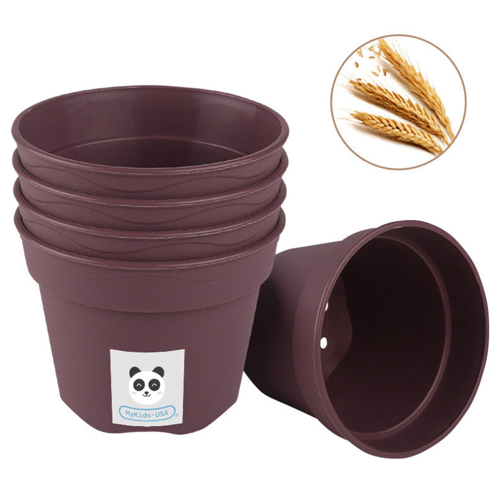 MyKids-USA® Durable Children’s Beach & Gardening Toy – Thickened Wheat Straw Sand & Planting Pot