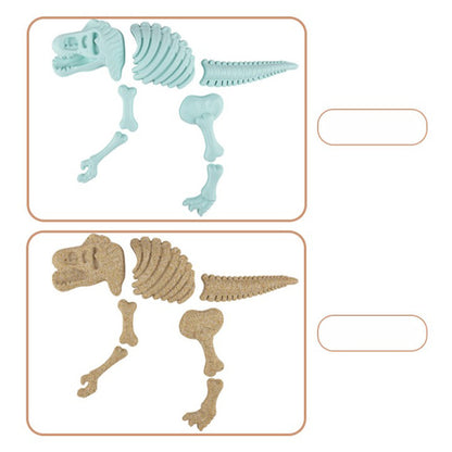 MyKids-USA® Children Wheat Straw Medium Beach Bucket Dinosaur Model Toy